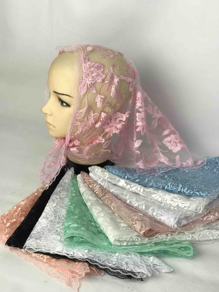 Хустка тр кутник кружево