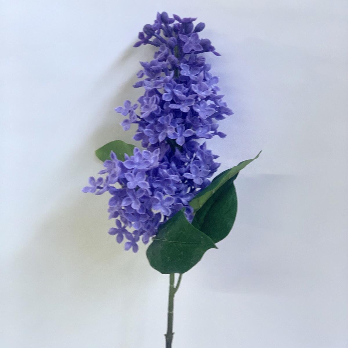 Ветка силиконовой сирени двойная -67см