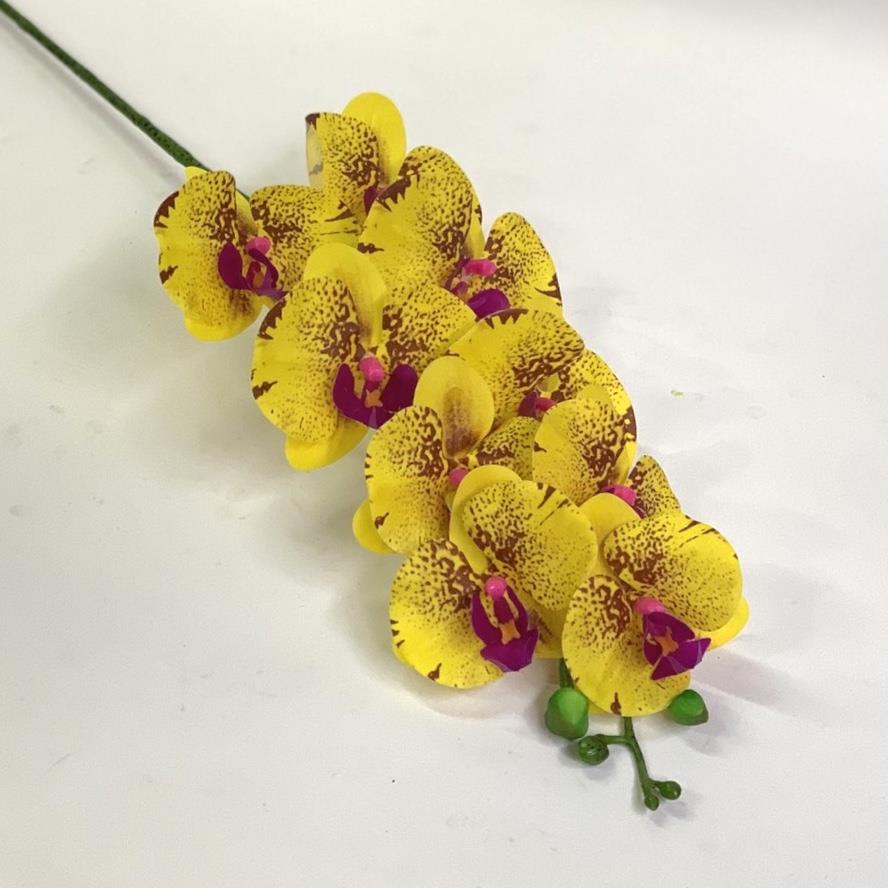 Ветка желтой орхидеи 100см