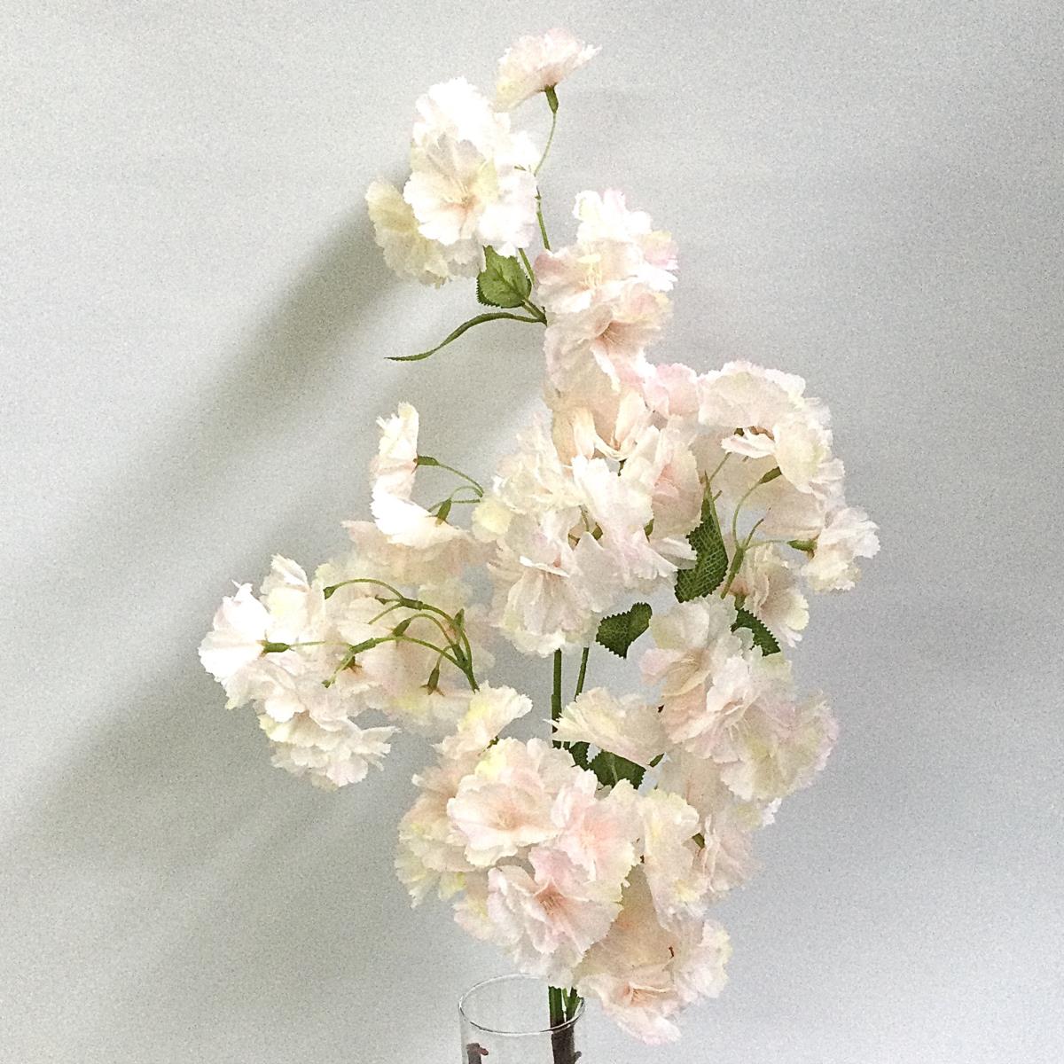 Ветка яблони светло- розовая 100см