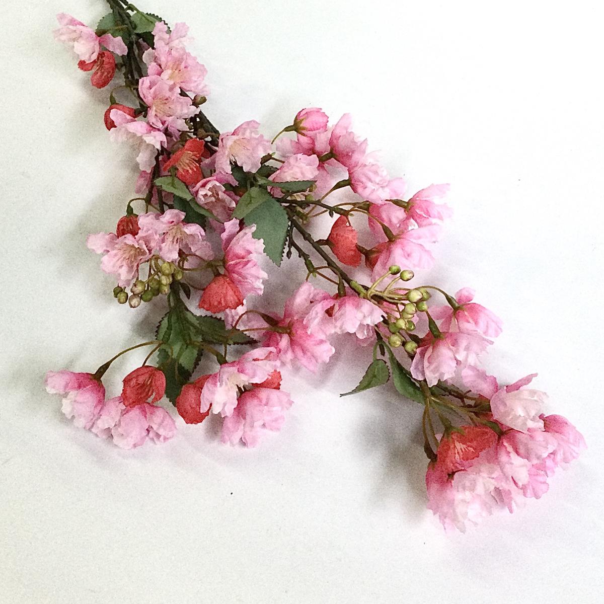 Ветка мирта ярко-розовая 90см - Зображення 2