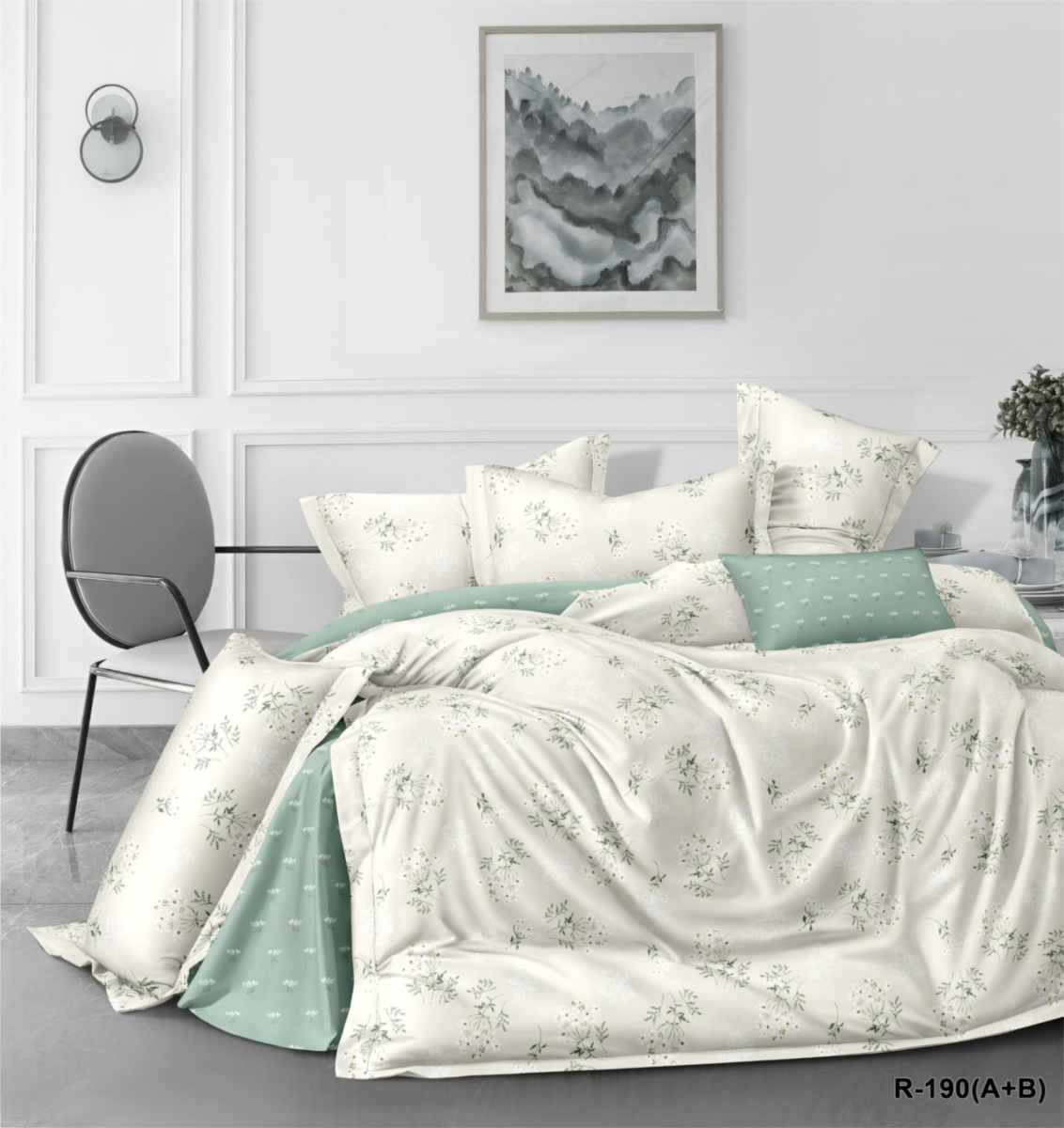 Сімейний комплект поcтільної білизни ранфорс R-190(A+B)