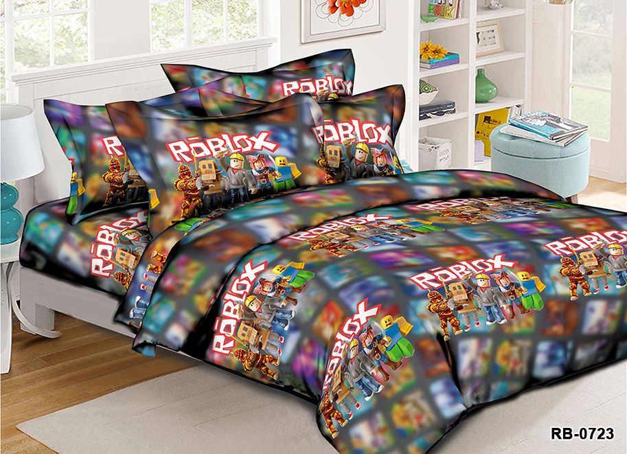 Полуторний комплект дитячої постільної білизни ранфорс RB-0723